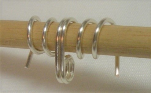 Judy Larson's Make Simple Wire Slide Bails - , Findings & Components, Toggles & Clasps, Earwire & Headpin, Coiling, Coiling Wire, Wire Coiling, simple slide bails